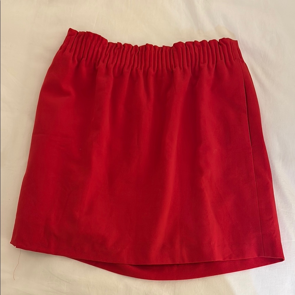 J. Crew Red Skirt